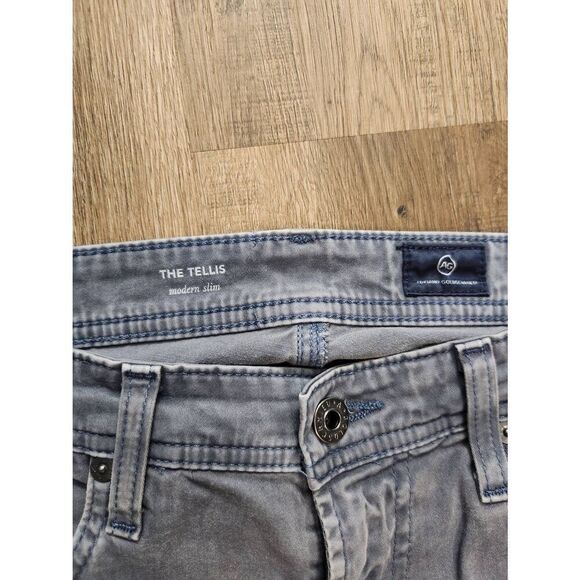 AG Adriano Goldschmeid "The Tellis" Jeans Men's 32x34 Blue denim - Picture 2 of 8